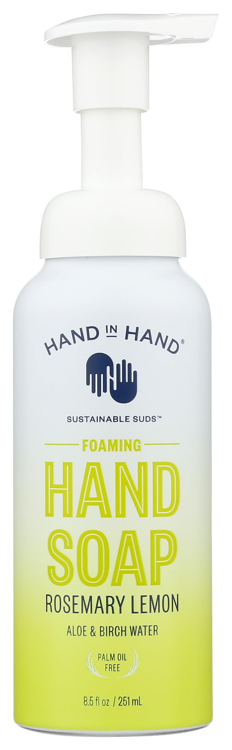 HAND IN HAND Rosemary Lemon Foaming Hand Soap, 8.5 FZ