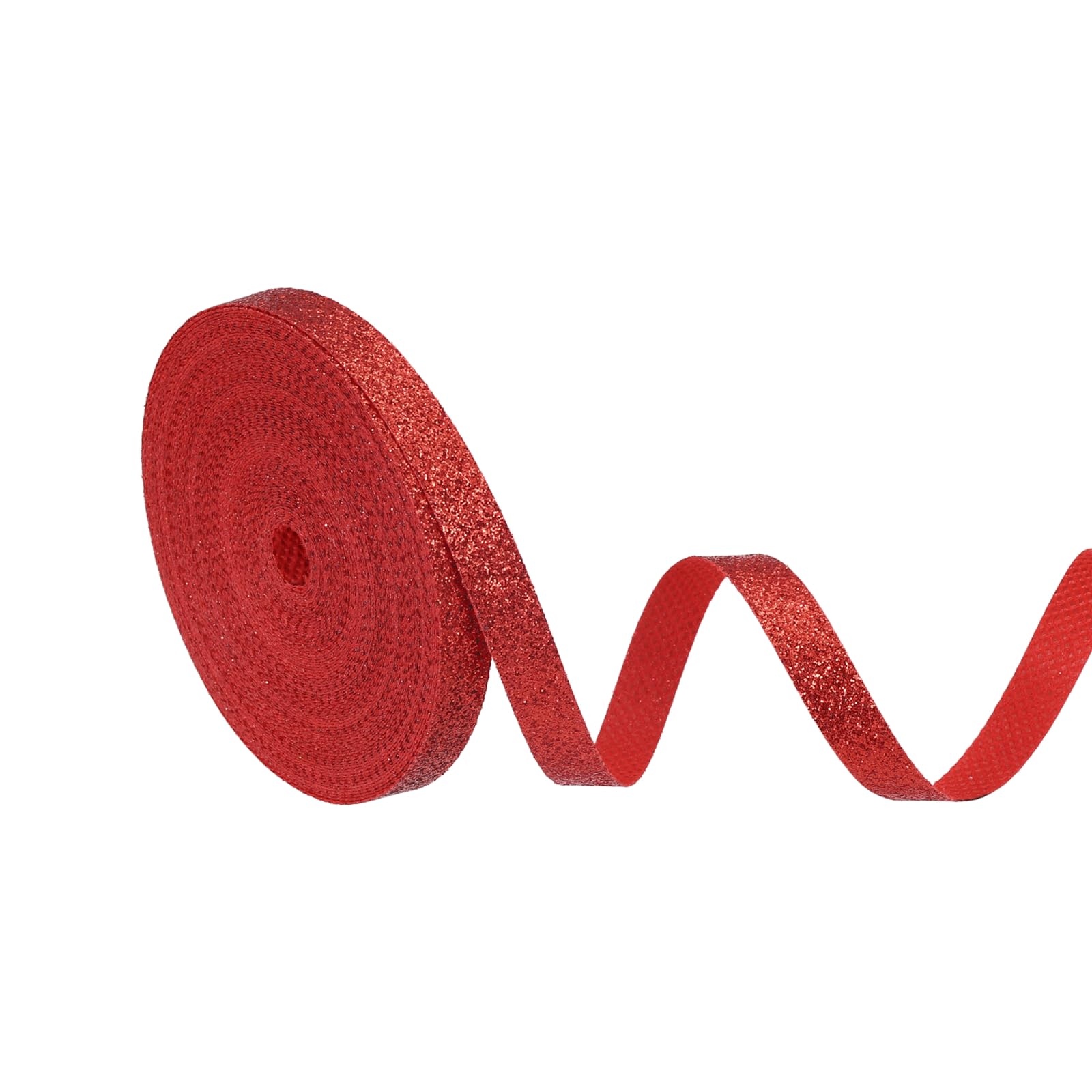 Ruban pailleté rouge pour sublimer vos emballages de fêtes et mariages