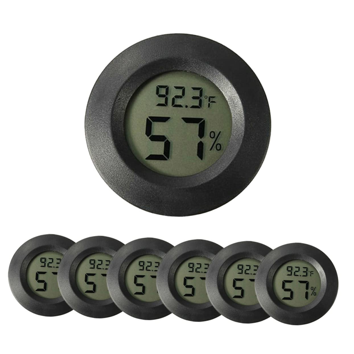 Toddmomy 14piezas Higrómetro Digital Mini Para Terrario Medidor De Humedad y Temperatura Para Reptiles Pantalla Digital Compacto y Portátil