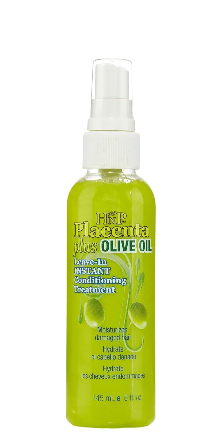 HNP Placenta Original Leave-In Conditioning Hair Treatment Pump, 5 Oz - Pack of 2