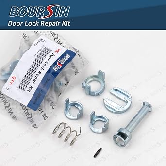 BOURSIN Door Lock Cylinder Repair Kit Compatible with BMW E46 3 Series M3 1998-2006 Front L/R Side