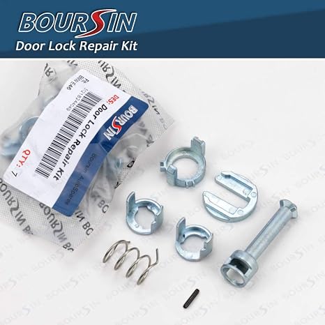 BOURSIN Door Lock Cylinder Repair Kit Compatible with BMW E46 3 Series M3 1998-2006 Front L/R Side