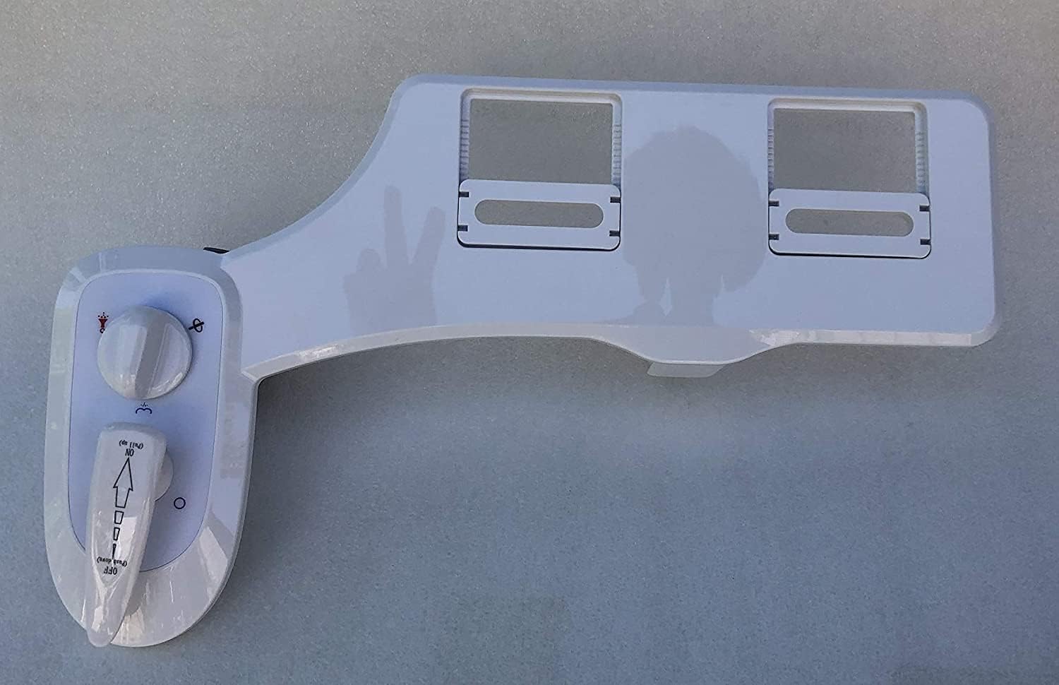 Toilet Seat Bidet Converter Hot and Cold Water Connections