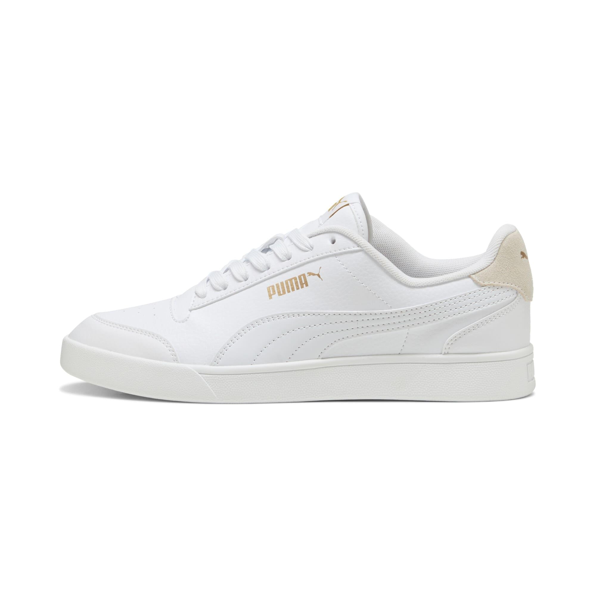 PUMA Puma Shuffle unisex-adult Sneaker 43 EU Puma White-Puma White-Puma Team Gold