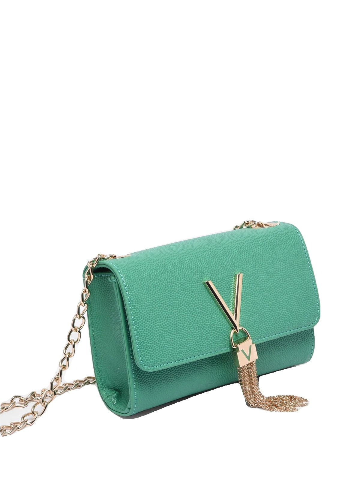 Valentino Umhängetasche Abendtasche Divina Clutch Smeraldo grün