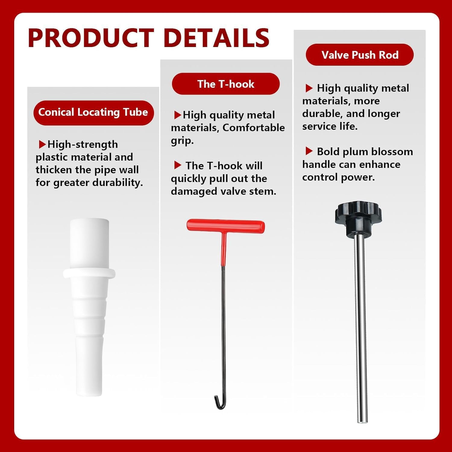 Lettry 38Pcs Quick Change Tire Valve Stem Core Tool Kit, TR412 TR413 TR414 Valve Replacement Tools, 8-Way Valve Tool Set for Car, ATV, Truck, Lawn Mower & Small Trailer, Fix Leaky Tire Valves