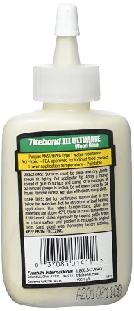 Titebond Iii Ultimate Wood Glue - 1.25 Oz - 50 Pack