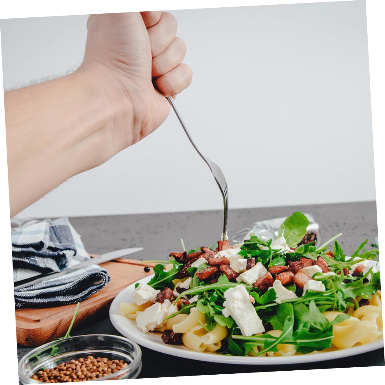 Ipetboom 12pcs Healthy Multipurpose Culteries Solid Plastic Knives Safe Easy to Clean Cutlery Set for Parties Gatherings