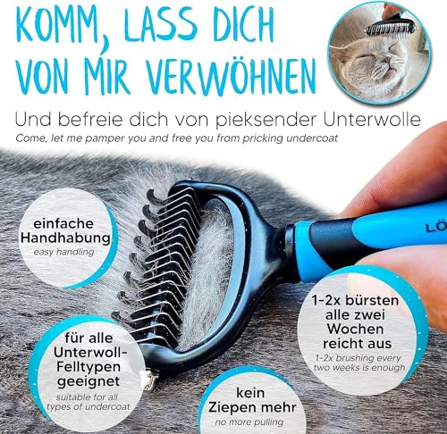 Haustierbürste Löwenkönig Kralli 2.0 für effektive Fellpflege