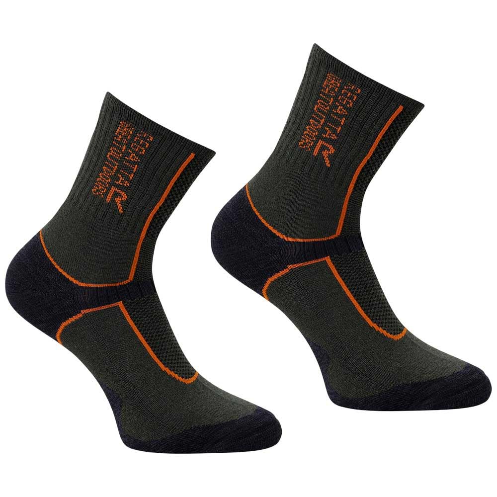Regatta Men's Green Merino Wool Hiker Long Socks Eu 39-42