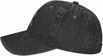 Baseball Cap Vintage Washed Denim Hat Trucker Hats Adjustable Hip Hop Caps Unisex Black