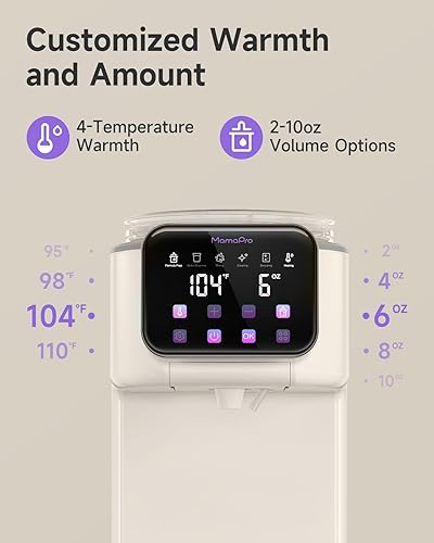 Miniatura 6 de PureMix - Dispensador de fórmulas, mezcla automática de polvo con control preciso de temperatura, para la mayoría de marcas de fórmula y tamaños de