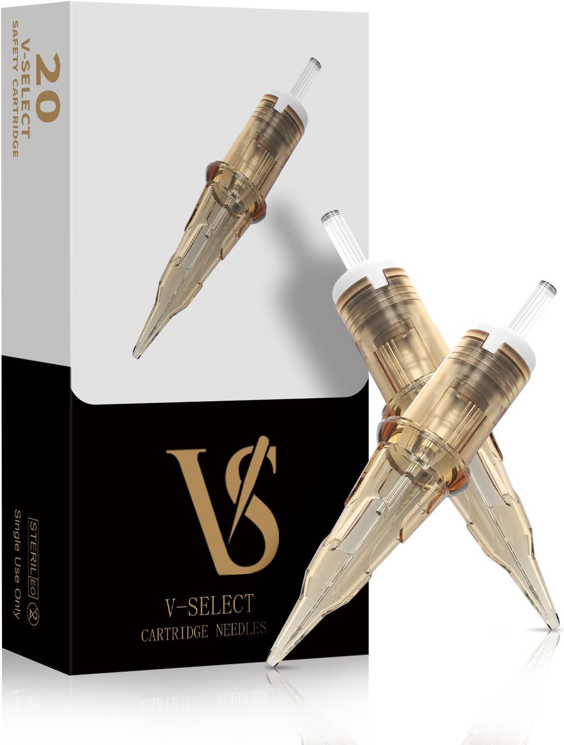 EZ Tattoo Cartridge Needles 20Pcs 10 (3RL) Bugpin Round Liner