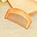 2 Pcs Burlywood Natural Peach Wood Comb Close Teeth Anti-static Beard Hair Wooden Beauty Massage Detangling Tools Care Accessories Hair Combs
