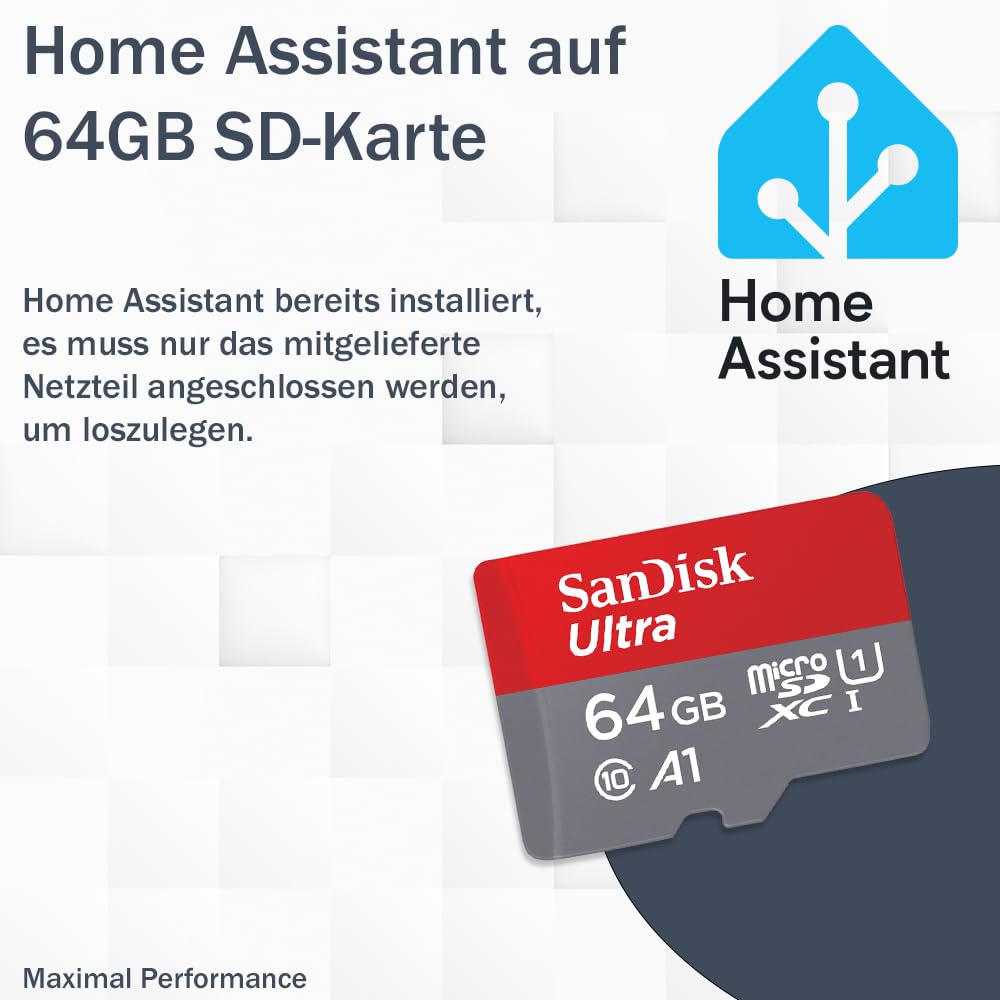 Home Assistant Smarthomezentrale Raspberry Pi 5 4GB Metallgehäuse SD-Karte