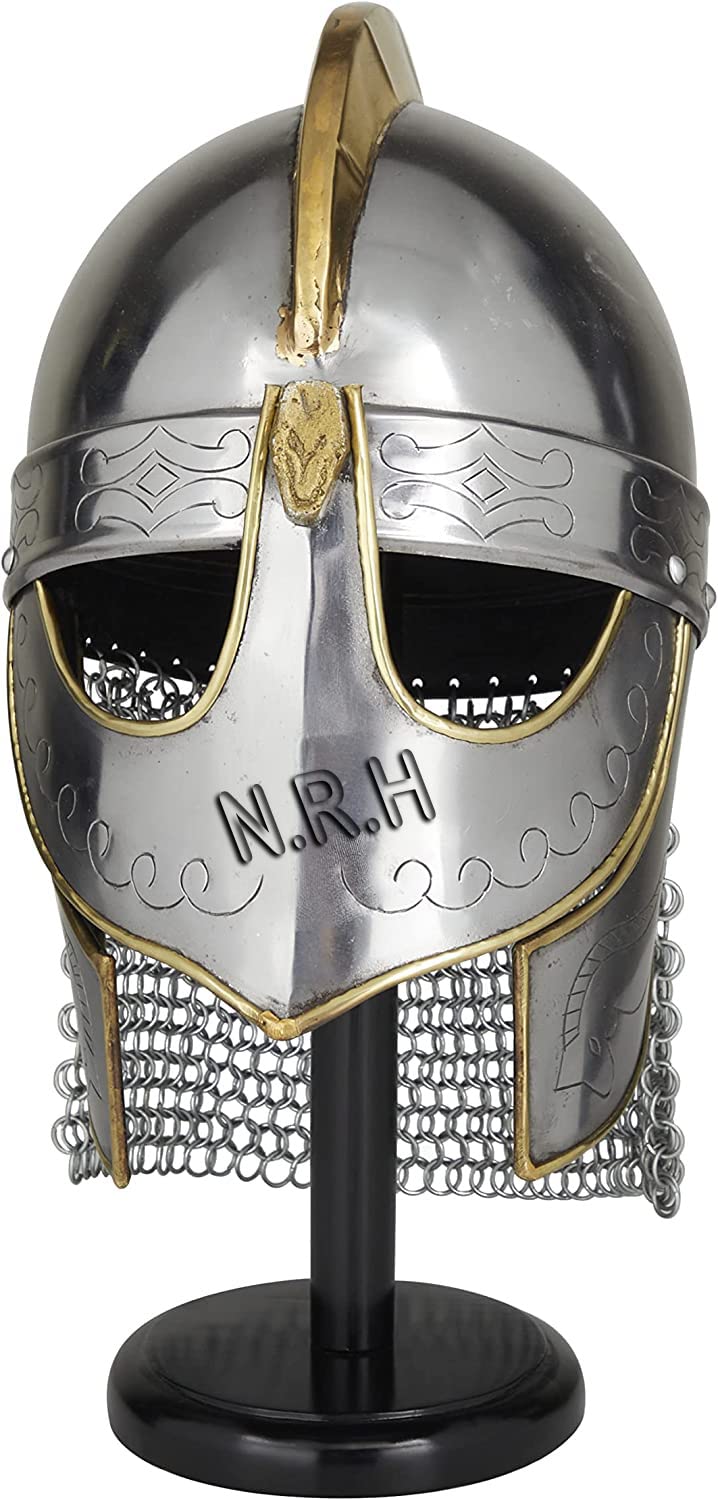 Nautical Replica Hub Medeivel Knight Armor Helm Barbuta Helm