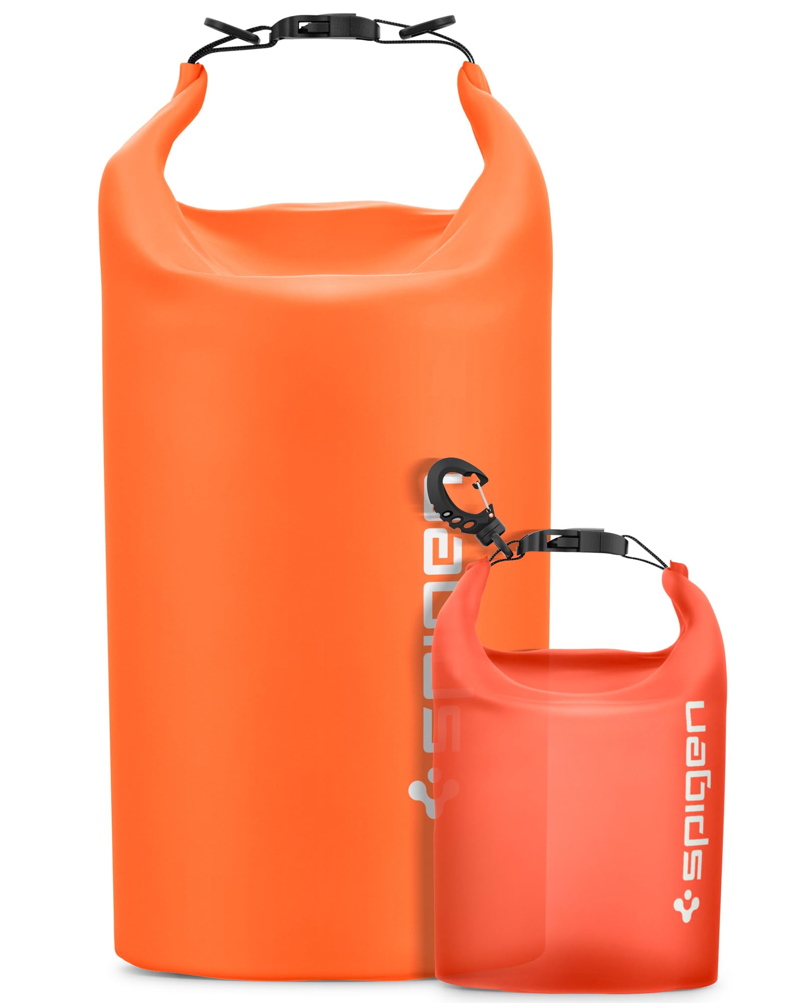 Spigen Aqua Shield wasserdichte Tasche Set [20L+2L] Dry Bag wasserfester Rucksack Beutel für Strand Schwimmen Camping Bootfahren Kajakfahren