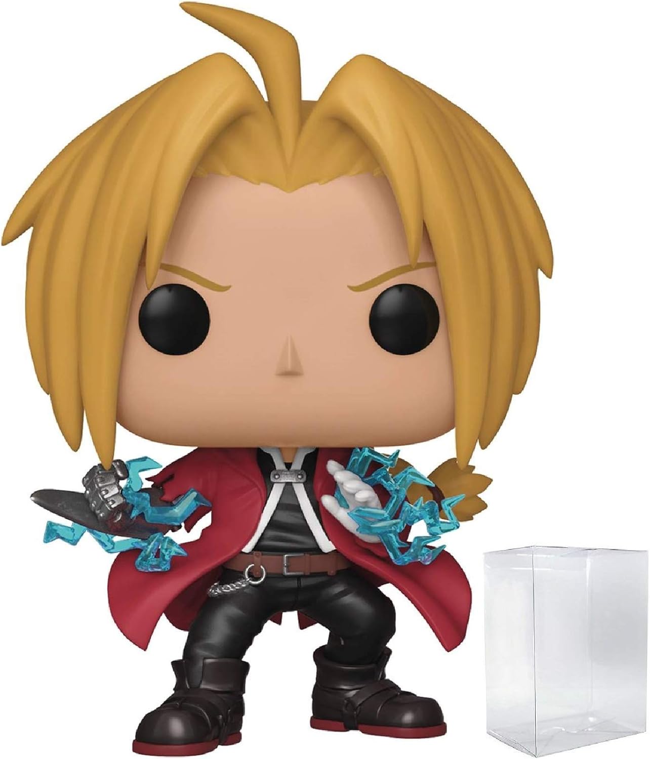 Funko POP Full Metal Alchemist - Edward Elric Pop! Vinyl Figure (Bundled with Compatible Pop Box Protector Case), Multicolor, 3.75 inches
