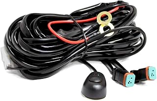 Sponsored Ad - LASFIT Wiring Harness Kit LED Pod Lights 12V On Off Switch Power Relay Blade Fuse for Off Road Lights LED W...