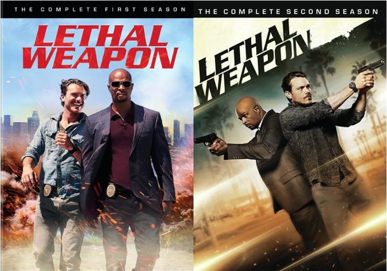 Lethal Weapon: The Complete First & Second Season 1 and 2 [DVD, 8-Disc Collection] Region 1