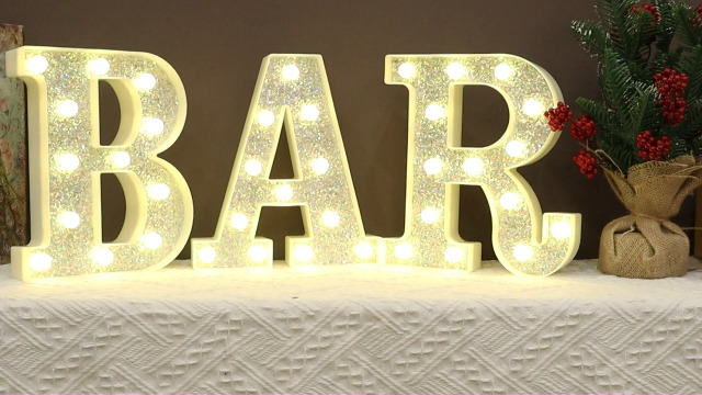 Panneau Lumineux / Miroir De Bar – Data Display Systems – Finition Bois – Occasion USA