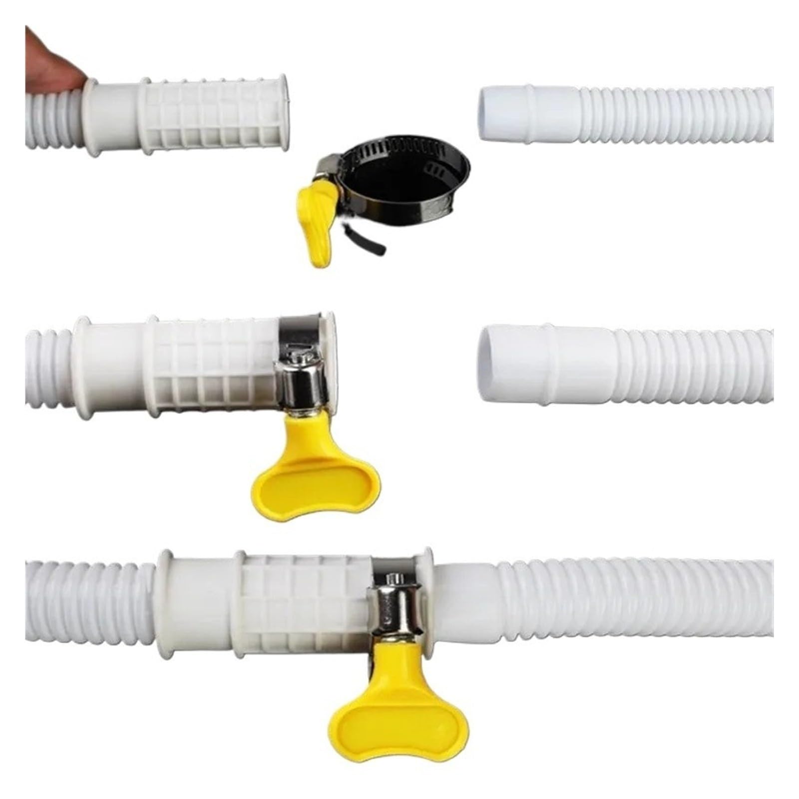 HIZON Manguera de Drenaje for Lavadora de 1-4 m
