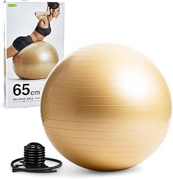 バランスボール Amazon | La-VIE(ラヴィ) バランスボール 65cm シャンパンゴールド