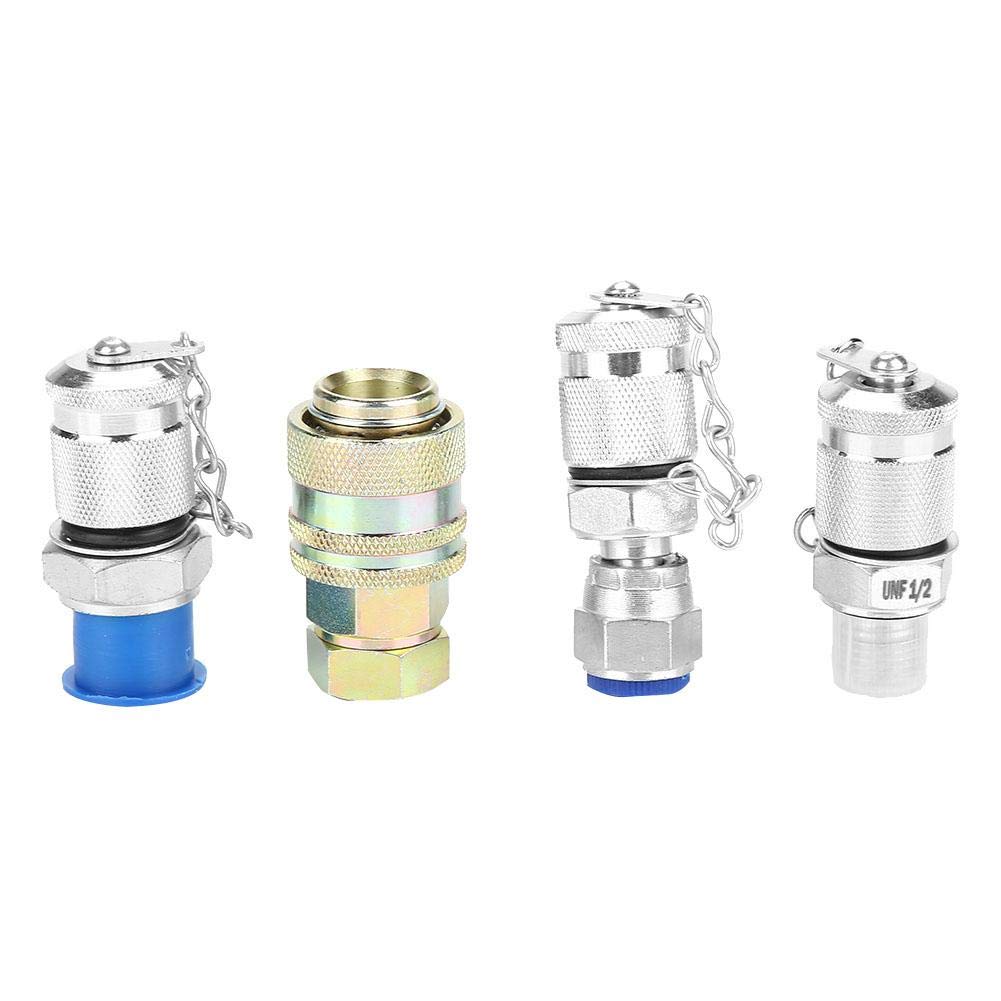 Wandisy Hydraulic Test Adapter, 14Pcs Hydraulic Pressure Test Point