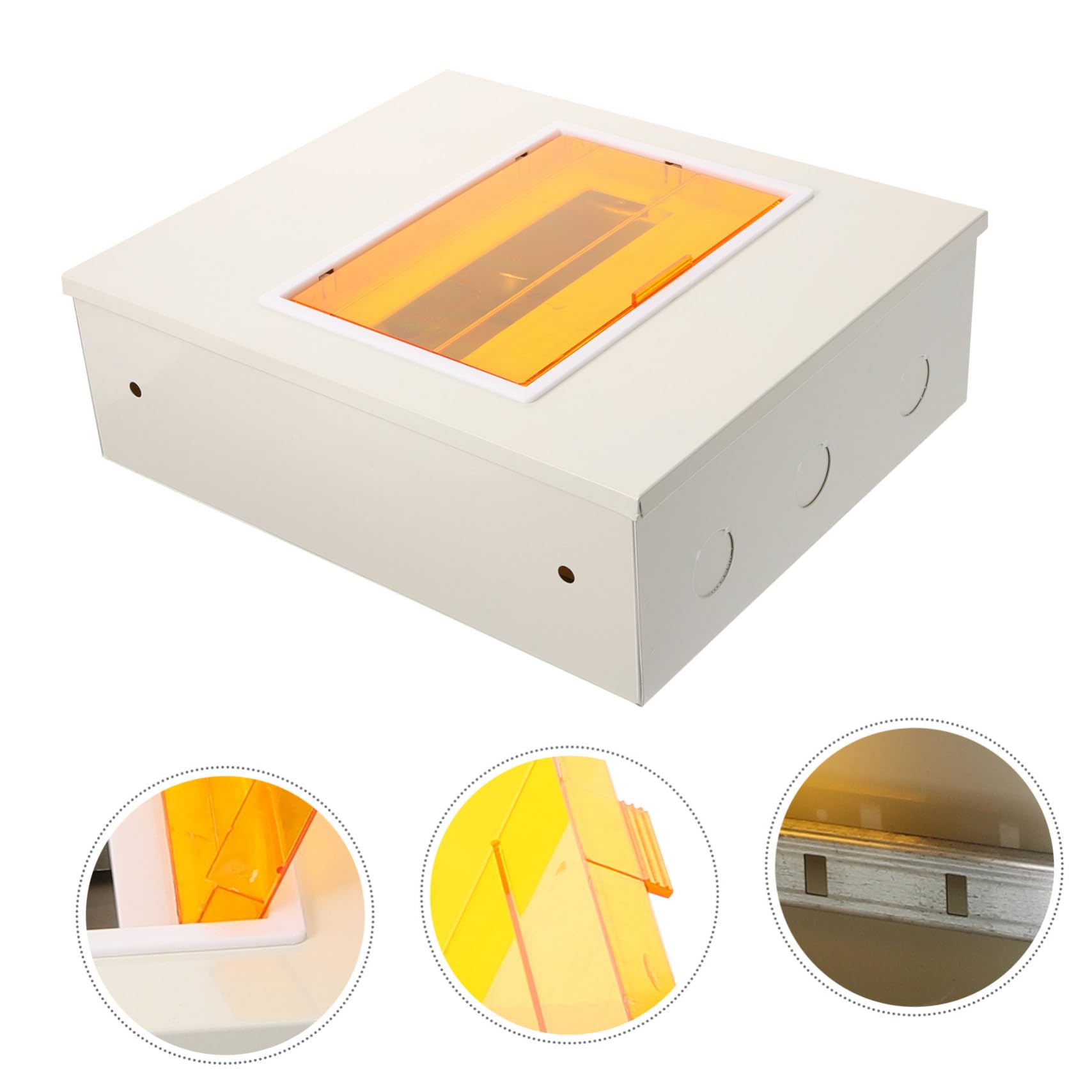 SHINEOFI Coperchio Scatola Elettrica Scatola di Ferro Piccola del Quadro Elettrico Resistente alle Intemperie per Esterni