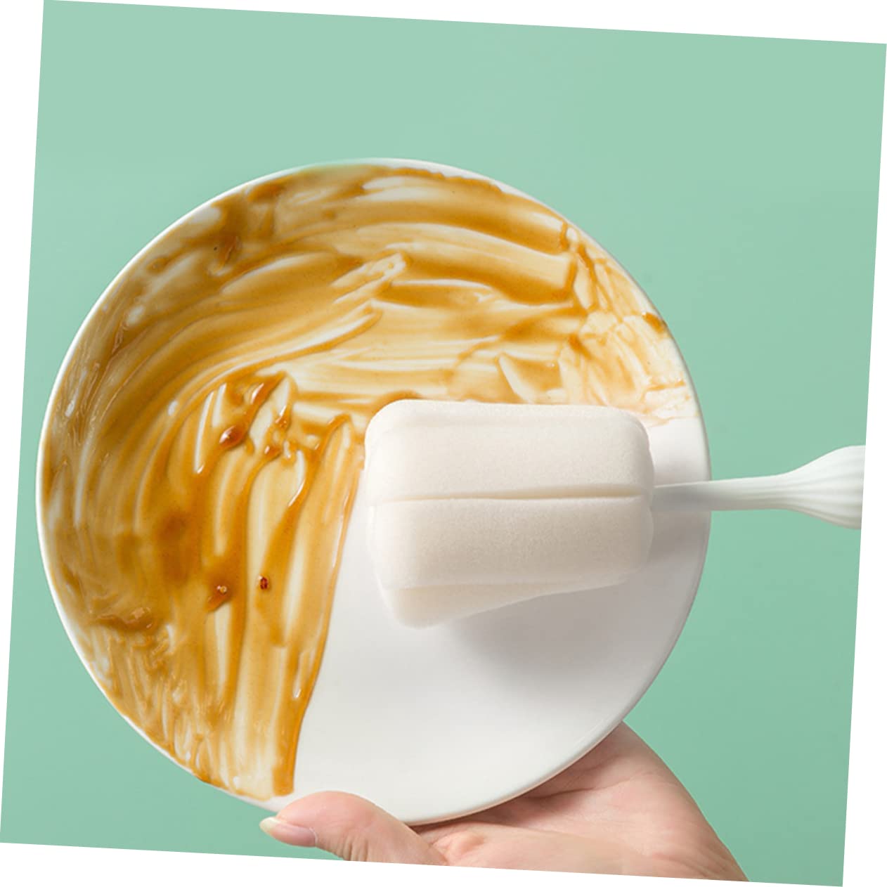 HAPINARY Cleaning Brush Bottle Supply Tiny Bottle Cup Brush Daily Use Cup Brush Water Bottle Brush Cleaner Whiskey Cups Cleaner Bottle Cleaner Cleaning Accessory Nylon Material White