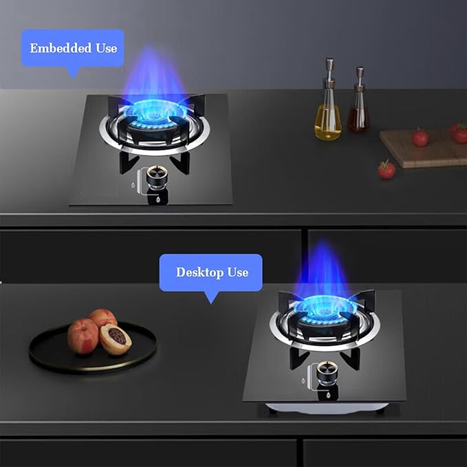 Estufa de Gas con 1 Puesto 5.2KW para Encimera, Conversión GN/GLP miniatura 7