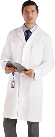 Meta 762 Mens 40" Knot Button iPad Lab Coat