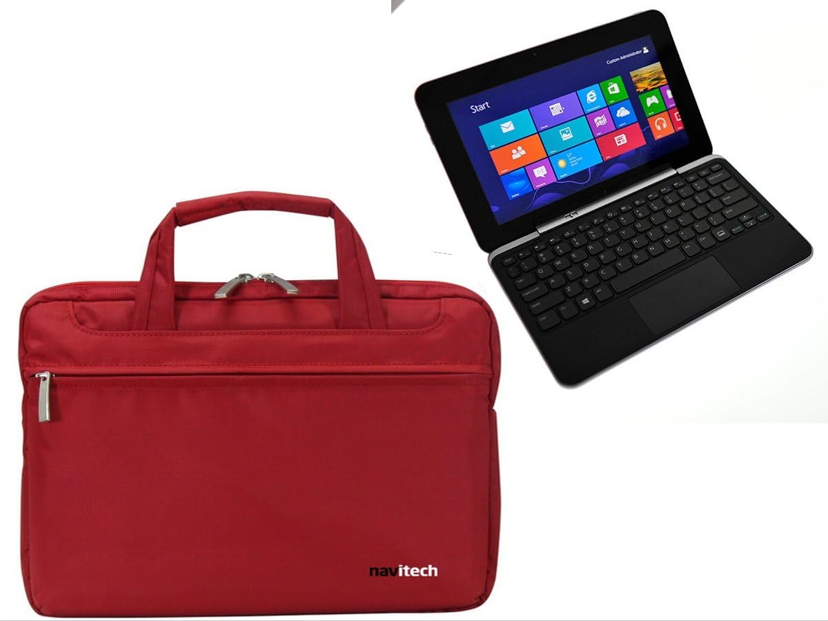 Navitech Ruby Red Ultrabook/Laptop/Notebook Case Cover Bag Compatible With Dell XPS 10 Windows RT Tablet