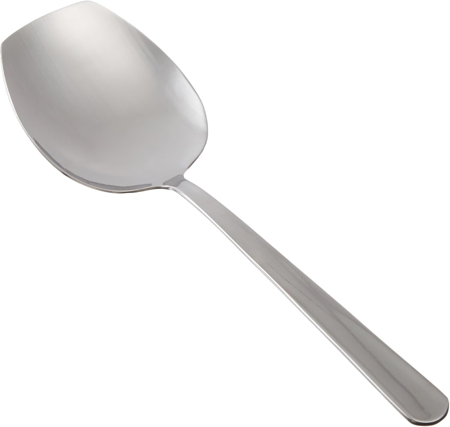 Extra Heavy Stainless Steel Serving Spoon with Flat Handle