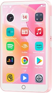 Oilsky M303 MP3 Player, Free App, Android 9.0, 4 Inch, 8 Core, 80 GB, WiFi, Bluetooth, Built-in 16 GB, 64 GB Card, Music Search, Mp4, Video Playback, 1080P, Japanese Keyboard, Lightweight, Digital