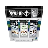 Vista 19 de Power Up Mega Omega Trail Mix Gourmet Nut - Bolsa de mezcla de frutos secos, 14 onzas
