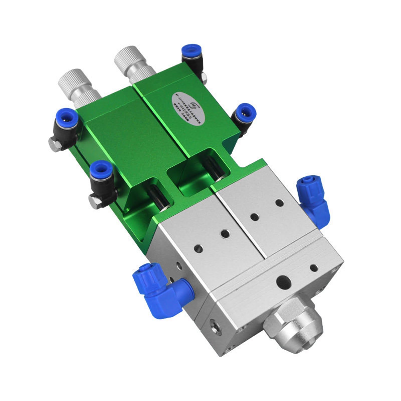 Valve de distribution pneumatique d'adhésif AB pour stopper les erreurs de dosage de colle