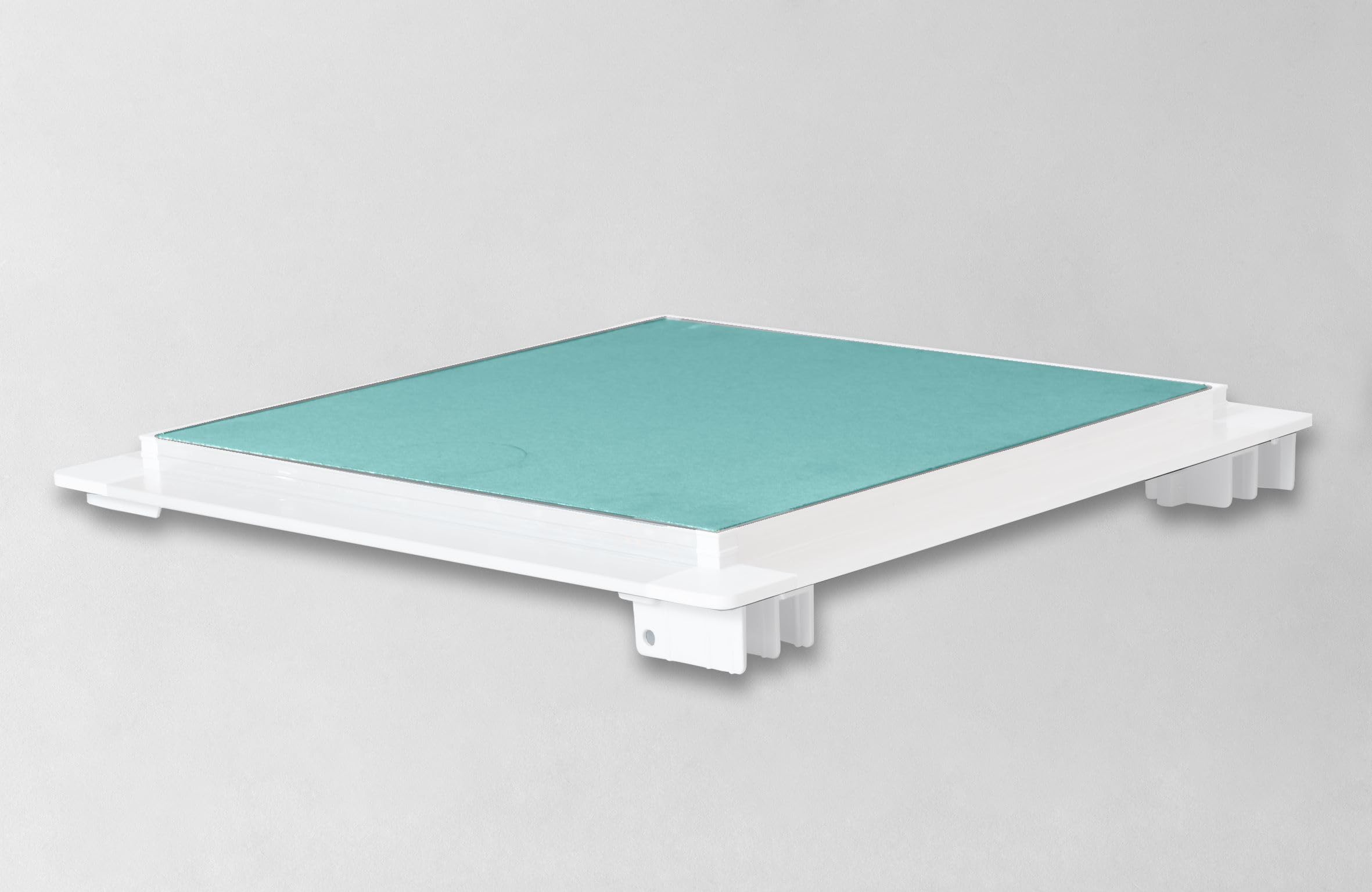 NAMCP04083BDW BOTOLA D'ISPEZIONE DOR IKA LASTRA 13 mm - 1 PZ - 40 x 80 cm TELAIO ALLUMINIO NATURALE VERNICIATO BIANCO - GUARNIZIONE E SPORTELLO in CARTONGESSO