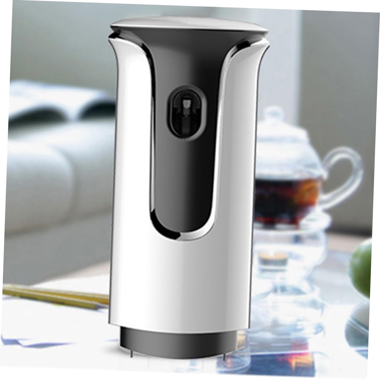 CALLARON Dispenser Automatico di Aerosol Profumo Ambiente Sensore Luce | Abs Nero o Bianco, Capacità Maggiorata, Funzionamento Silenzioso e Basso Consumo
