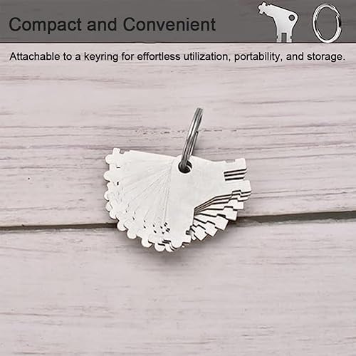 Miniatura 2 de Juego de llaves dispensadoras de toallas de papel y papel higiénico, llave universal compatible con Georgia Pacific y otras marcas (plateado-5