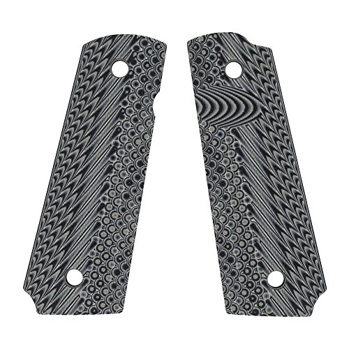 Vz Grips Operator Ii Full Size 1911 Tactical Gun Grip, Superior Comfort, Superior Control, Made In The Usa, Black Gray, 2 Panels #TOP2