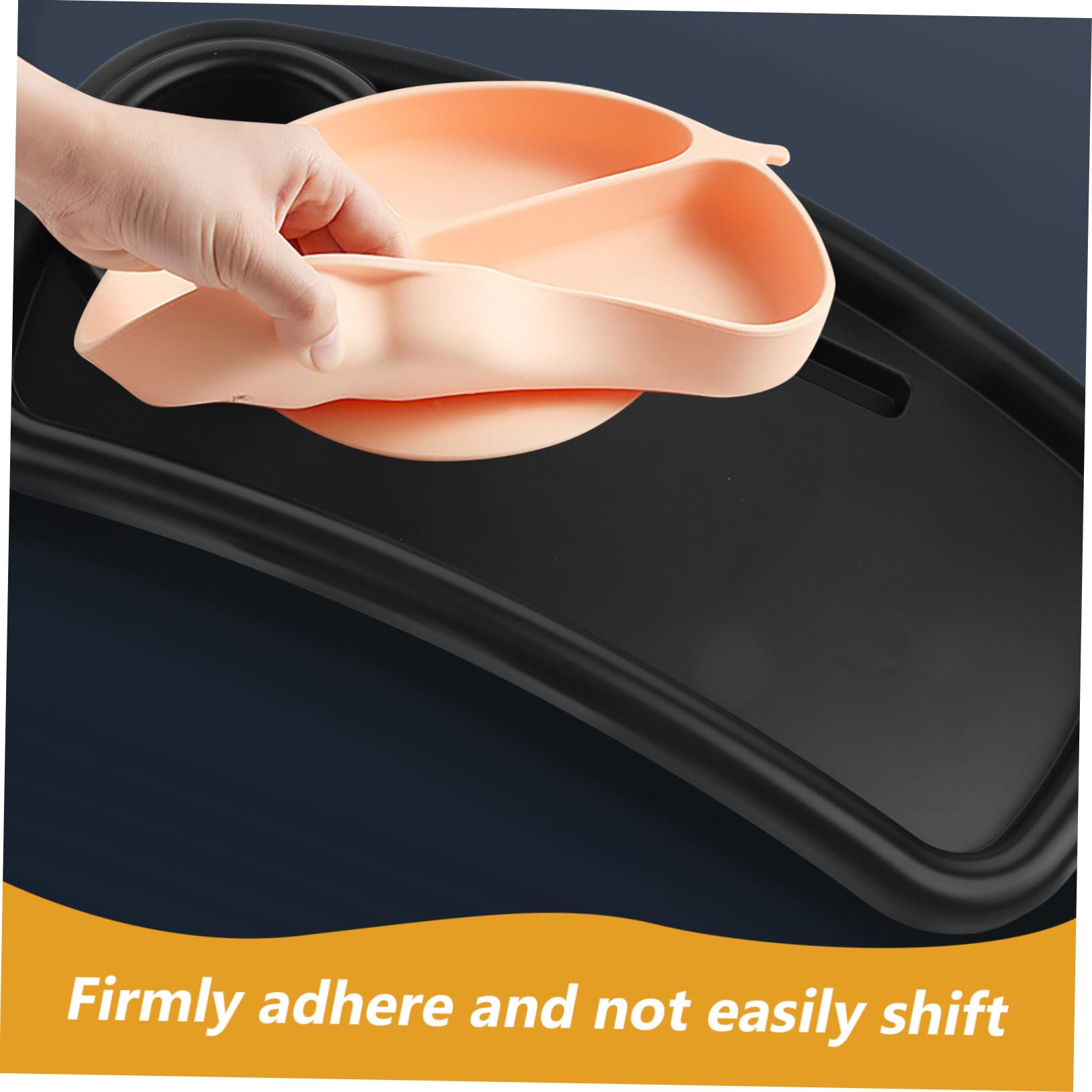 Vassoio Organizer in Plastica Portabicchieri e Snack Staccabile per Facile e Resistente Accessorio Pratico per Passeggini