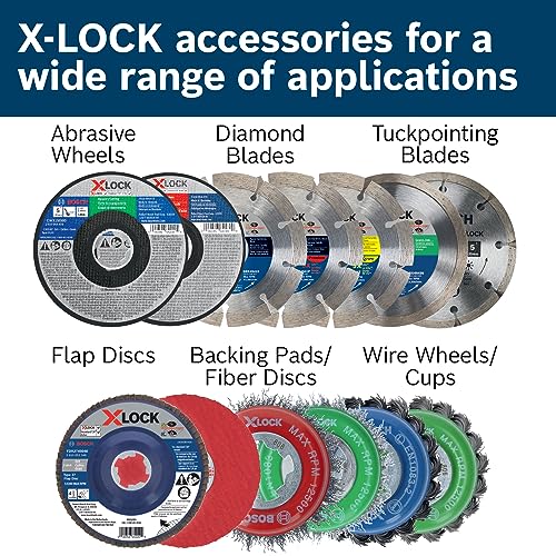 Discos de fibra de 6 pulgadas Bosch FBX636 con anclaje rápido X-LOCK para acabado metálico eficaz 8
