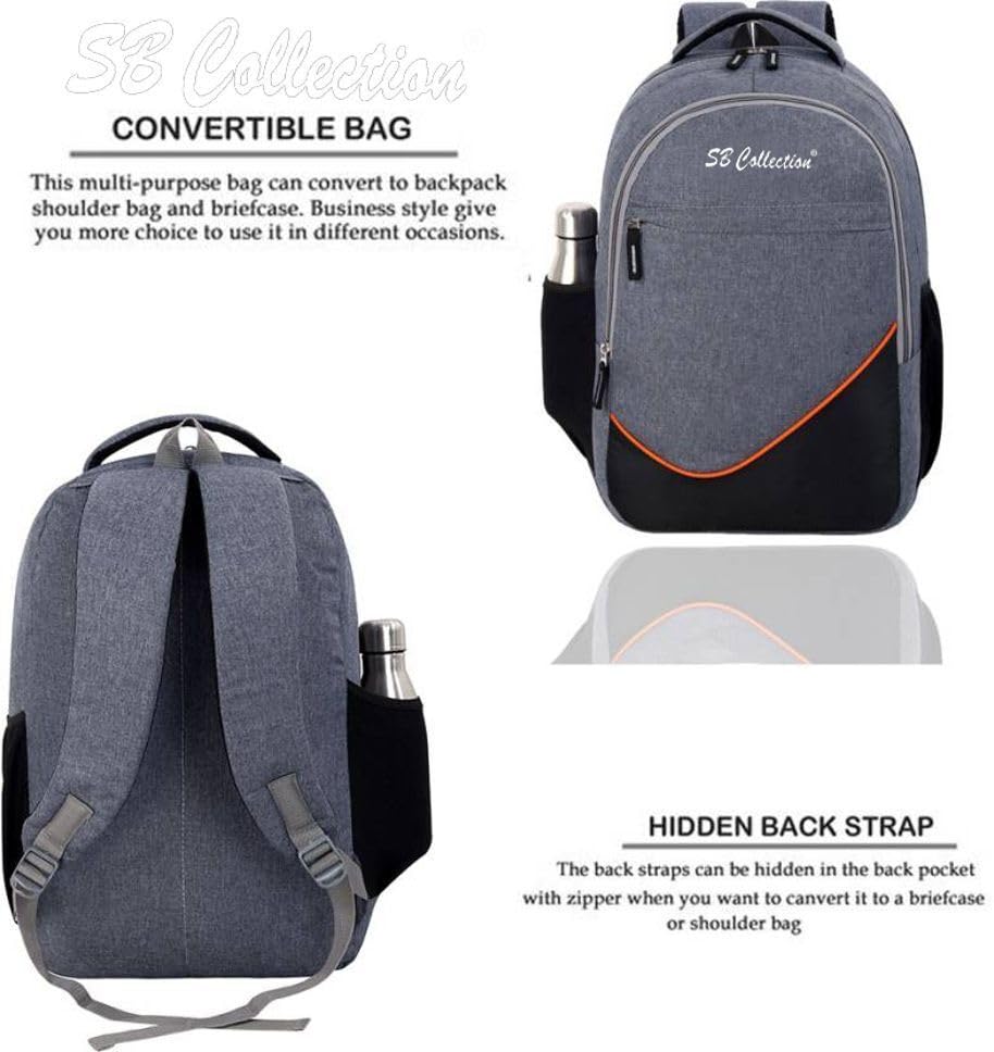 Image of S.B. Collection Bags Unisex Usb Waterresistance Office /Business /College Daily Use Helping hand Backpack 32L Laptop Backpack