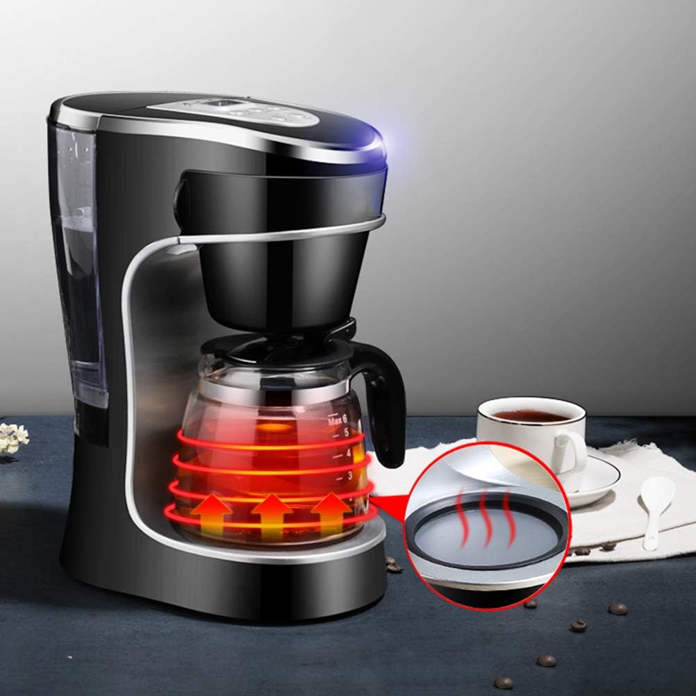 Filter Coffee Machine, 0.72L Capacity Coffee Maker Programmable 24hr Timer with LCD Display, 800W Reusable Washable Filter 6 613e71gRAGL. AC SL1002