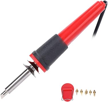Soldering Iron Kit Wood Burning Tool, Piece Wood Burning Pen Set, Electric Soldering Iron Set Wood Burning Pen Engraving Carving Pyrography Tool 40W for DIY EnthusiastsAC110V-US Plug