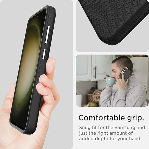 Miniatura 6 de Miimall Funda delgada para Samsung Galaxy S24 mate, doble capa de policarbonato resistente y TPU 10 pies a prueba de caídas militares antideslizante