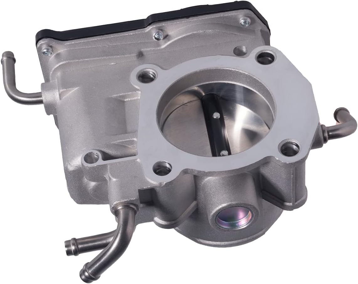 AUQDD Fuel Injection Throttle Body (W/4 Port Vacuum,For 2.4L) Fit For 10-12 Le-xus HS250h /07-10 Sc-ion tC /07-10 Toy-ota Camry,09-13 Matrix,07-08 Solara RAV4 (Replace # 220300H031 TB1019 S20097)