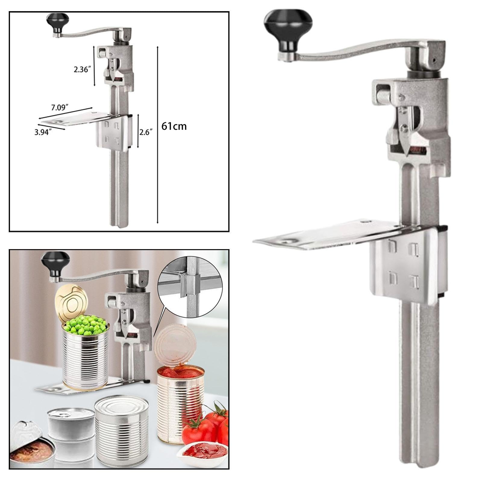 Manueller Dosenöffner Tisch Dosenöffner Gewerbe Edelstahl Mechanischer Dosenöffner Große Dosenöffner mit Sicherer Fixierung Und Reibungslosem Getriebe