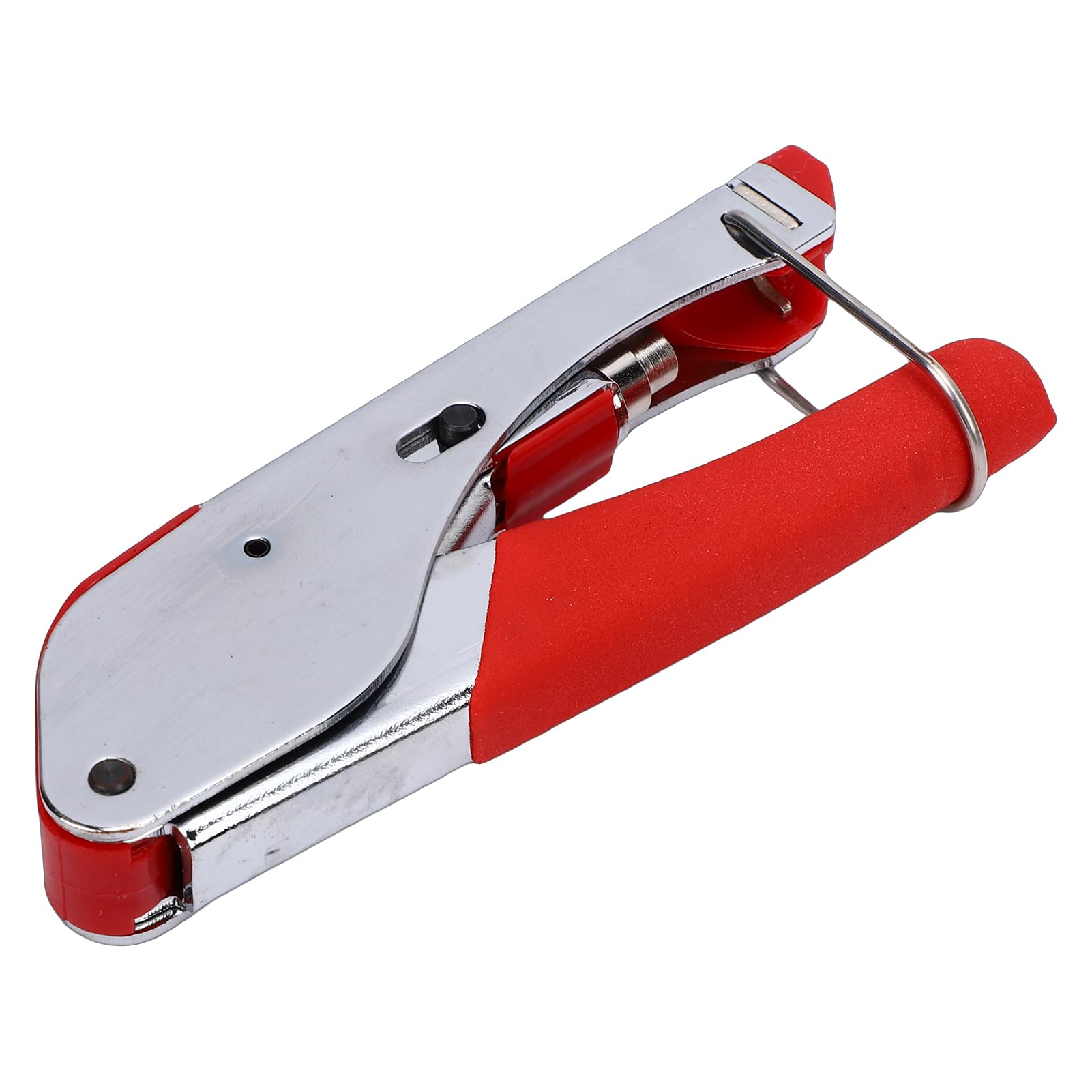 Ejoyous Pinza Crimpatrice Ethernet, Struttura in Acciaio Temprato, Pinza Crimpatrice RJ45 Precisa con Spelafili, Ideale per Tecnici di Rete e Fai da Te (WX-518A)